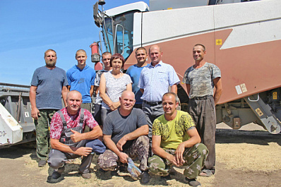 Урожайность в кооперативе Хворостянского района сохранилась на уровне прошлого года