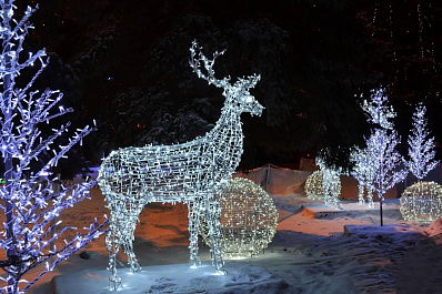 36 новых световых фигур появятся в Самаре к Новому году