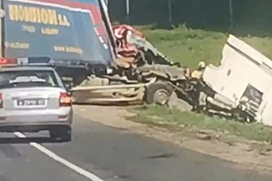 5 июня под Сызранью произошло жуткое столкновение большегрузов