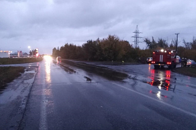 В Самарской области "десятка" с ребенком съехала в кювет