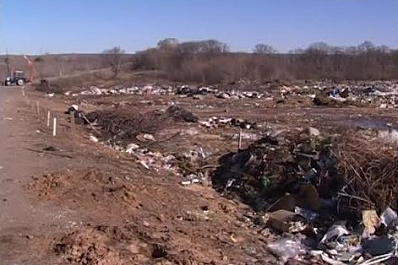 Мусор с несанкционированной свалки в Рождествено вывезут на полигон