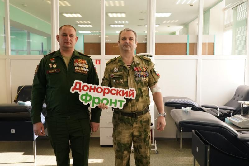 В Самаре ветераны СВО присоединились к донорской акции "СВОим примером"