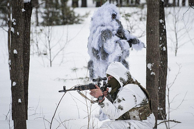 Самарские миротворцы стали лучшими на конкурсе полевой выучки для снайперских пар