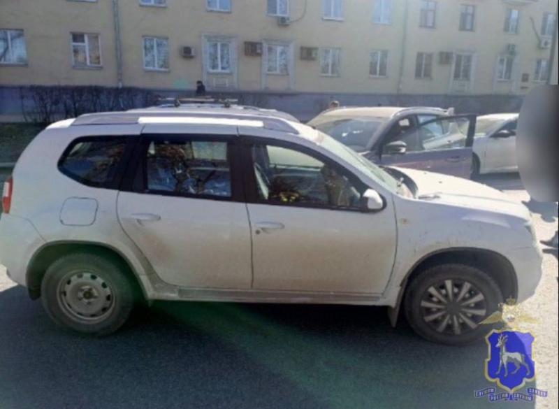 В Самаре на Волжском проспекте столкнулись три иномарки