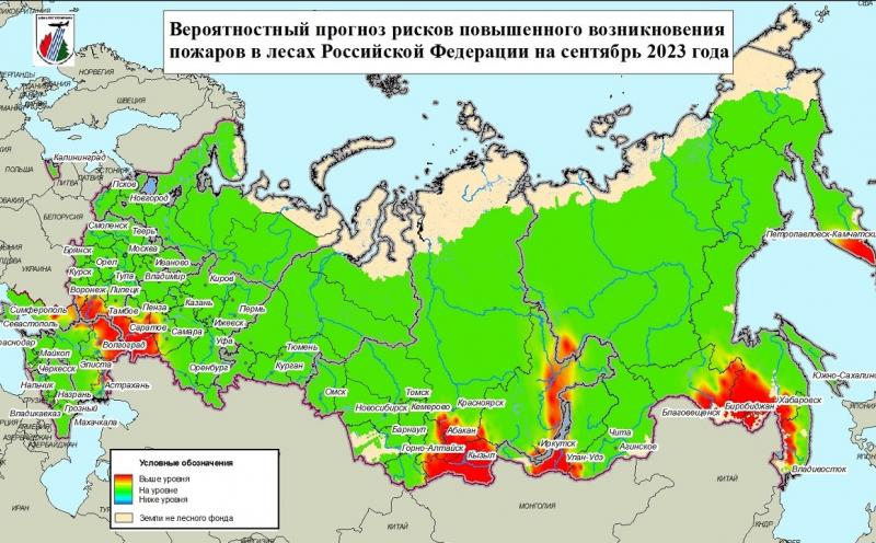 На юге Самарской области в сентябре сохраняется риск лесных пожаров