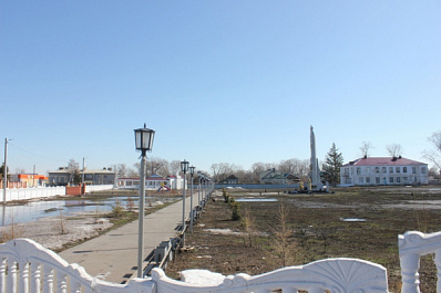 Ситуация стабильная: вода ушла с улиц села Нижнее Санчелеево 