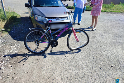 В Самарской области "Калина" сбила пенсионерку на велосипеде