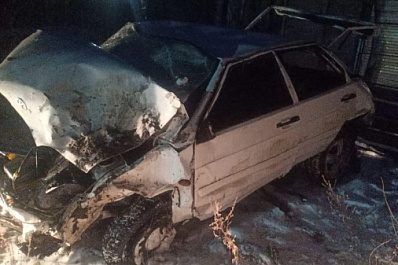 Любитель большой скорости улетел в кювет на трассе в Самарской области