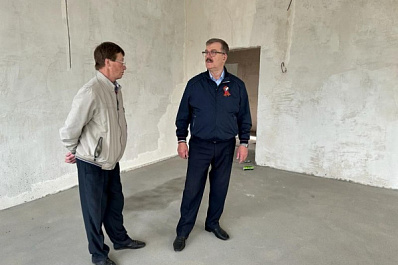 В Челно-Вершинах активно идет ремонт школы 