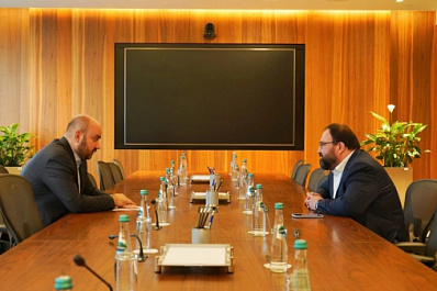 Вячеслав Федорищев встретился с главой Минцифры РФ Максутом Шадаевым