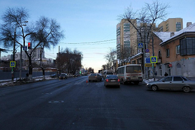 Лансер сбил 72-летнего мужчину на пешеходном переходе в Самаре