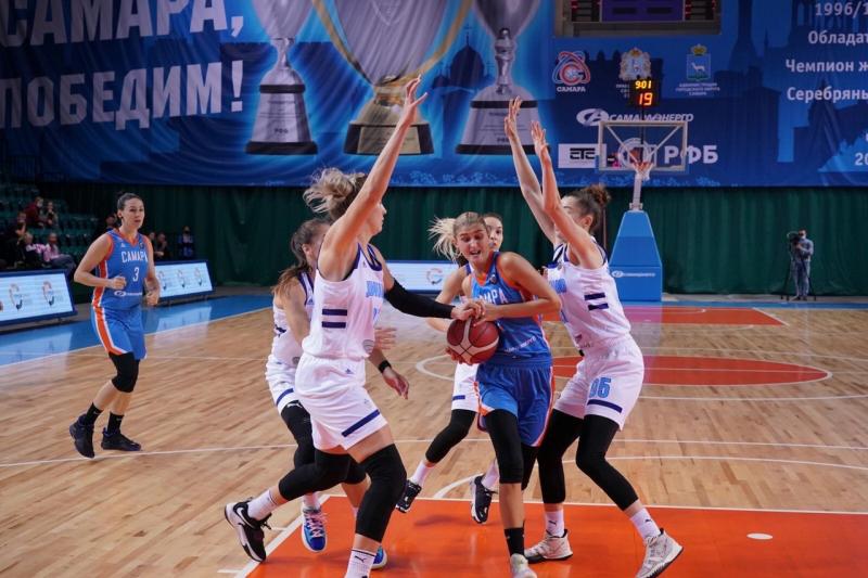 Самарские баскетболистки завершили победой групповой турнир Спартакиады 