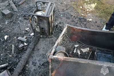 В Самаре в горящей бане погибли два человека