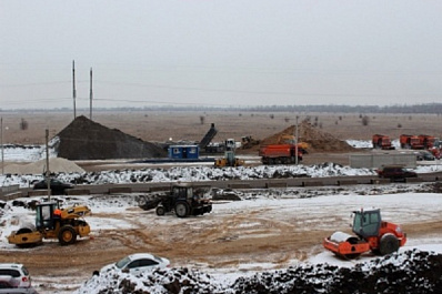 В тольяттинской Климовке начали строить мост через Волгу