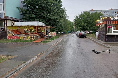 В Самарской области Cadillac сбил 13-летнего мальчика на самокате