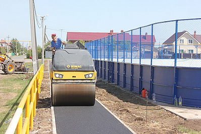В селах Ставропольского района активно идут работы по благоустройству