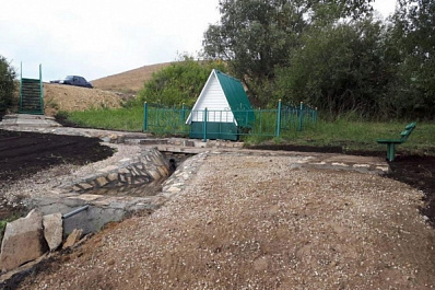 Камышлинском районе благоустроили родник Аулия