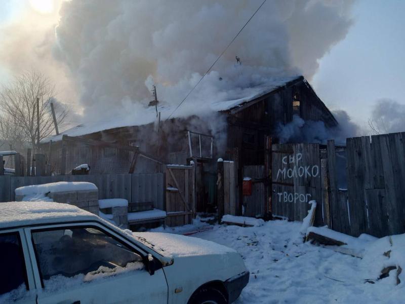 В Самарской области 21 февраля вспыхнул жилой барак