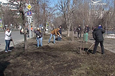 Во время Гагаринского субботника с улиц Самары вывезли 5 тысяч кубометров мусора