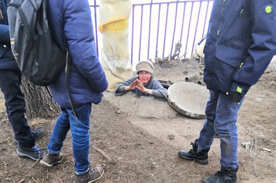 В Сызрани в колодце живет женщина