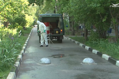 В Тольятти подъезды и магистрали принимают дезинфицирующий душ