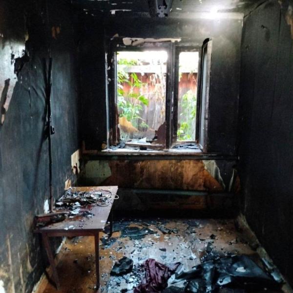 31 июля на рассвете в Самарской области вспыхнул пожар в частном доме