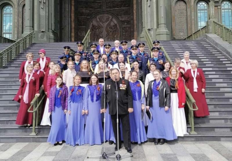Самарский хор выступил в главном храме Вооружённых сил РФ