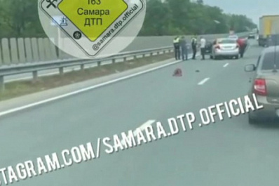 31 мая 2021 года на трассе М5 легковушка влетела в "Газель"