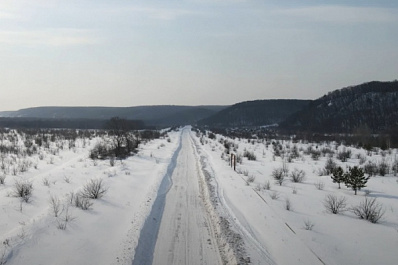 В Самарской области 1 апреля закрыли зимник до села Рождествено