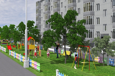 В Алексеевке обновят три дворовые территории 