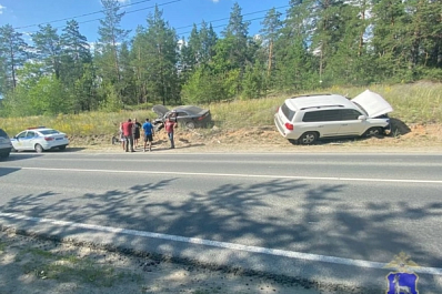 В Тольятти 16 июня два человека пострадали после лобового столкновения Toyota и Honda