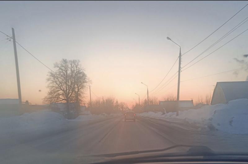 В Самарской области из-за непогоды временно перекрыли дорогу
