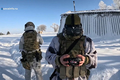 В Самарской области бойцы спецназа отрабатывают навыки управления дронами