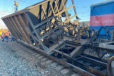 Пустой вагон сошел с рельсов в Самарской области 17 октября