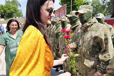 В Тольятти встретили росгвардейцев - участников специальной военной операции