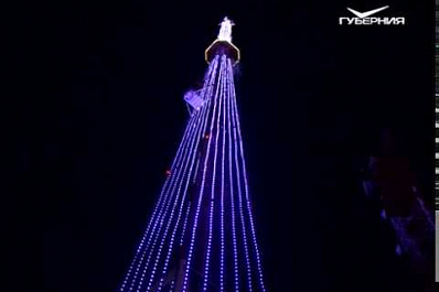 Эффектная динамическая подсветка появилась на башне телецентра в Самаре