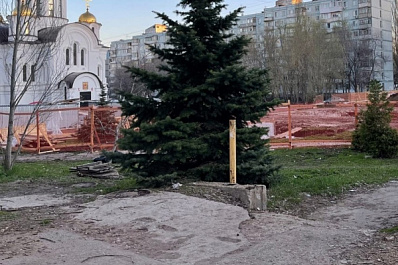 В Самаре стартовало строительство сухого фонтана в районе Воронежских озер