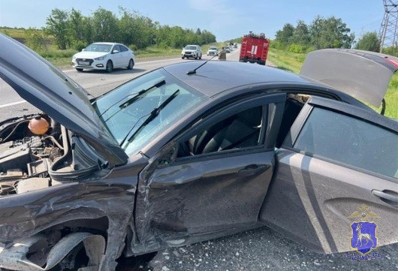 В Ставропольском районе в ДТП пострадали трое детей