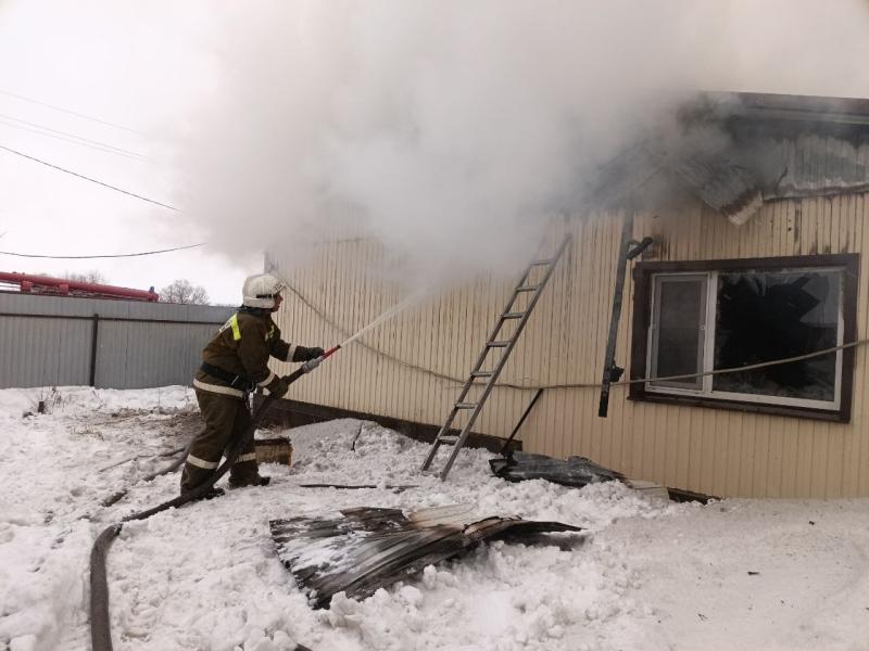 В Самарской области 4 марта загорелся частный жилой дом  
