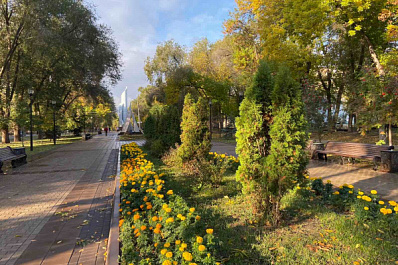 В Самаре благоустраивают Аллею Трудовой Славы