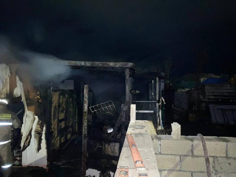 В Безенчуке 25 ноября вспыхнула бытовка