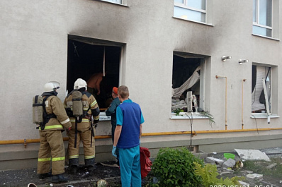 Появилось видео с места взрыва газа в Самаре