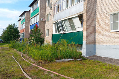 31 июля в Похвистневе в трехэтажке загорелась квартира