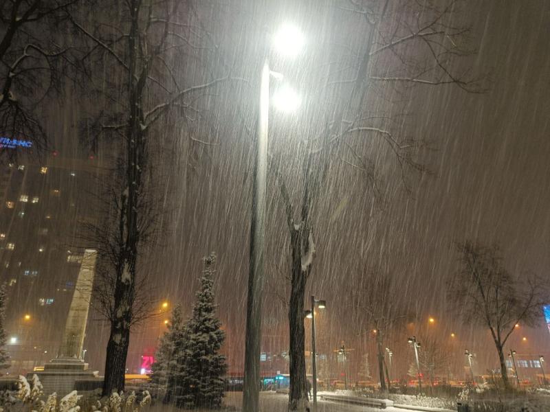 В Самарской области 12 декабря ожидается продолжительный снег