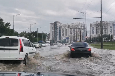 В Самаре 27 июня после сильного ливня затопило несколько улиц