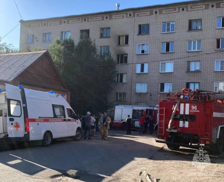 В Сызрани при пожаре в жилом доме погибли 2 человека
