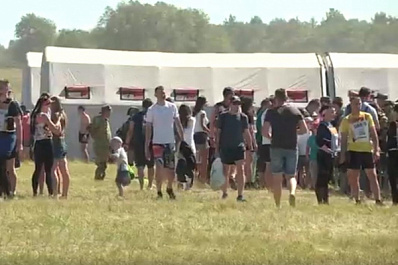 Участниками "Гонки героев" на полигоне в Рощинском стали две тысячи спортсменов