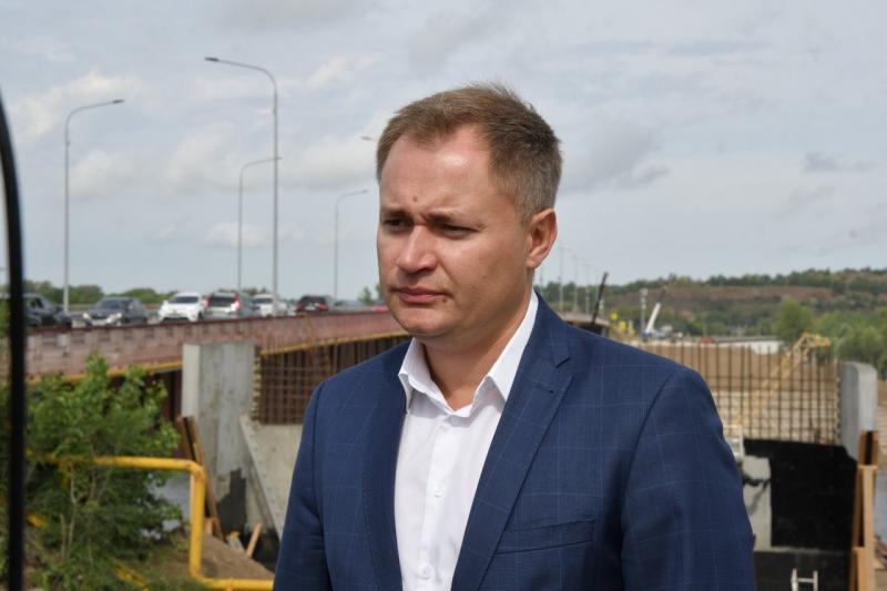 В регионе продолжается строительство моста через реку Сок