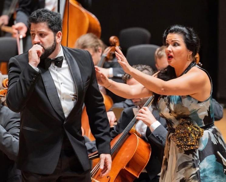 Звёздный дуэт: в Самаре выступили мировые знаменитости Анна Нетребко и Юсиф Эйвазов