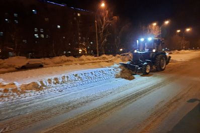 В ночь на 1 февраля на дороги Тольятти выйдет 87 единиц снегоуборочной техники